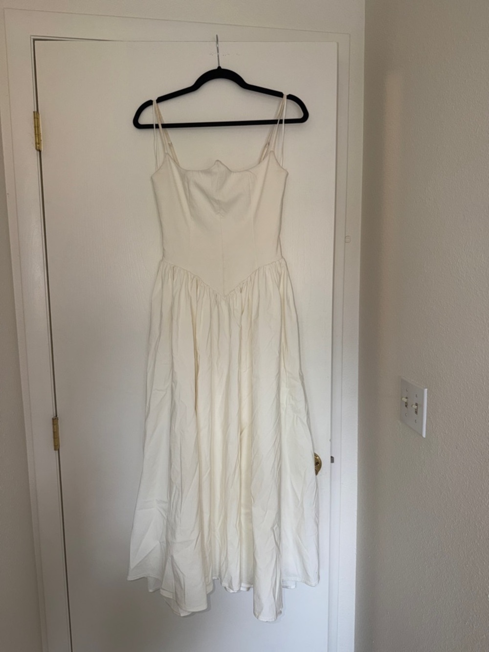 Camila Coelho Antonella Midi Dress – White – Size S